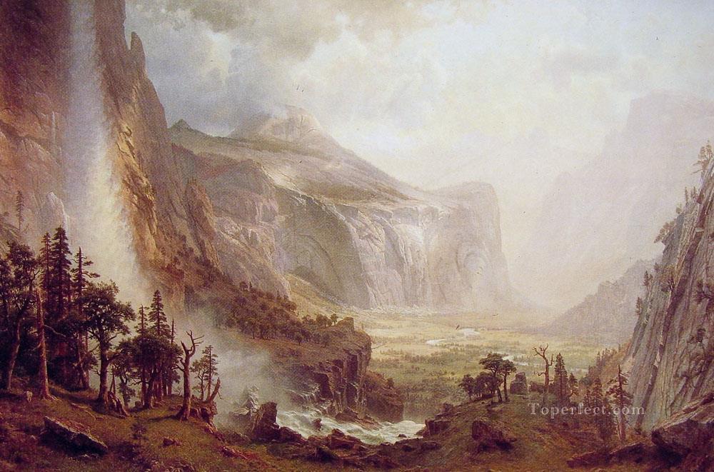 The Domes of the Yosemite Albert Bierstadt Oil Paintings